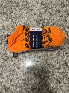 Disney Orange Halloween Pumpkin Ankle Socks - Disney x Old Navy